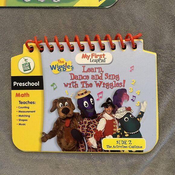 My First Leap Pad Game & Book Lot Of 6 Games And 7 Books Dora Thomas Wiggles Tad - Picture 4 of 9